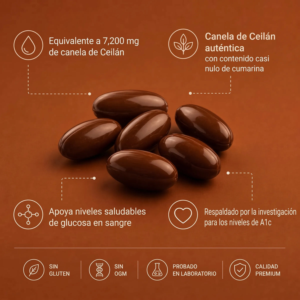 Canela de Ceilán: apoyo clínico para el control de la glucemia. Antes de que su médico le recete cualquier medicamento.
