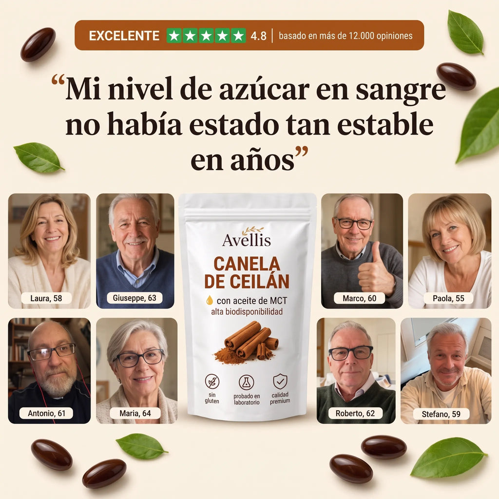 Canela de Ceilán: apoyo clínico para el control de la glucemia. Antes de que su médico le recete cualquier medicamento.